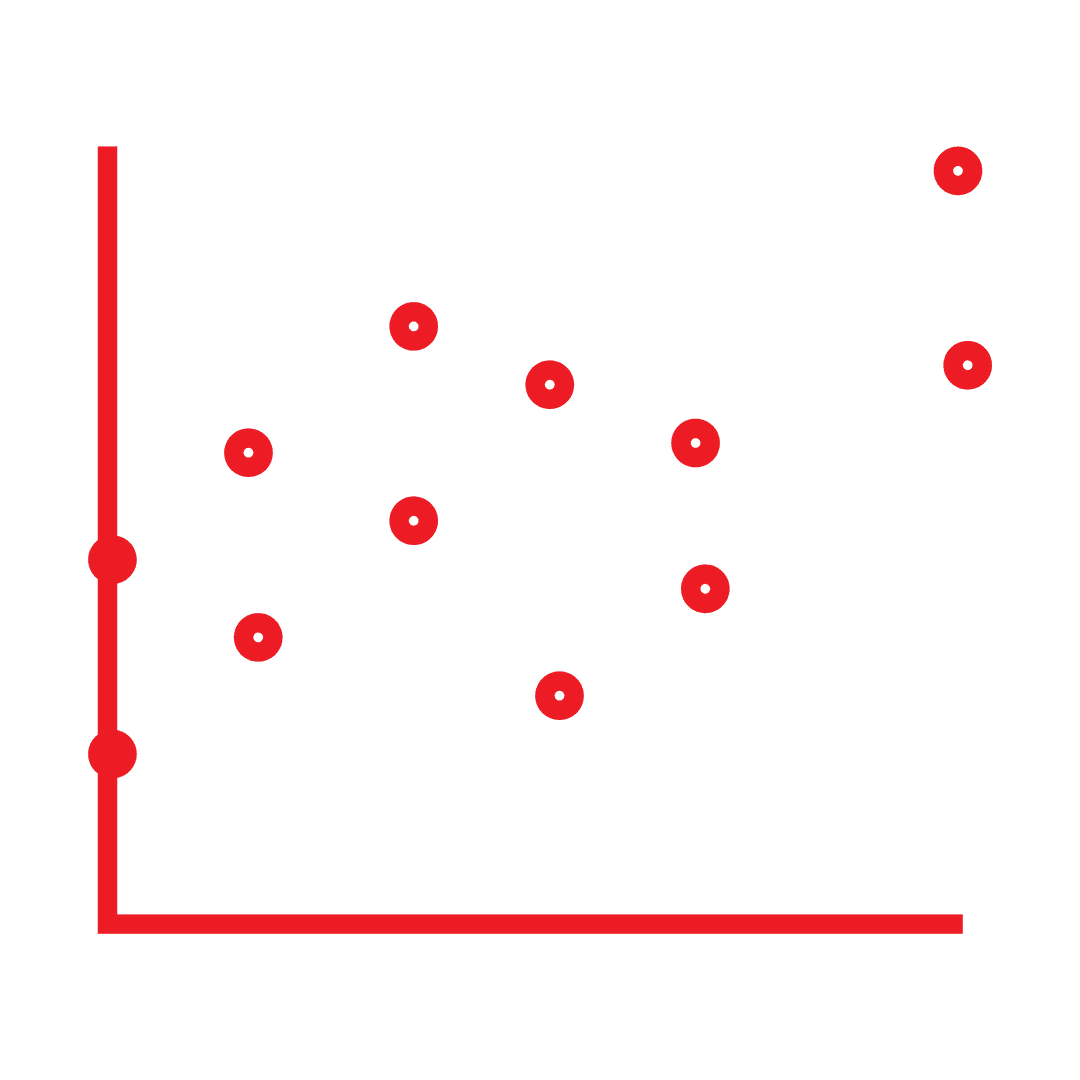 Transparent Background with Red Lines and Spots Vector Illustration
