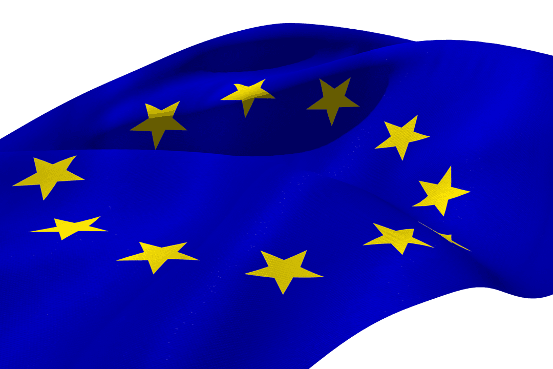 European Union Flag Transparent Patriotic Vector Illustration