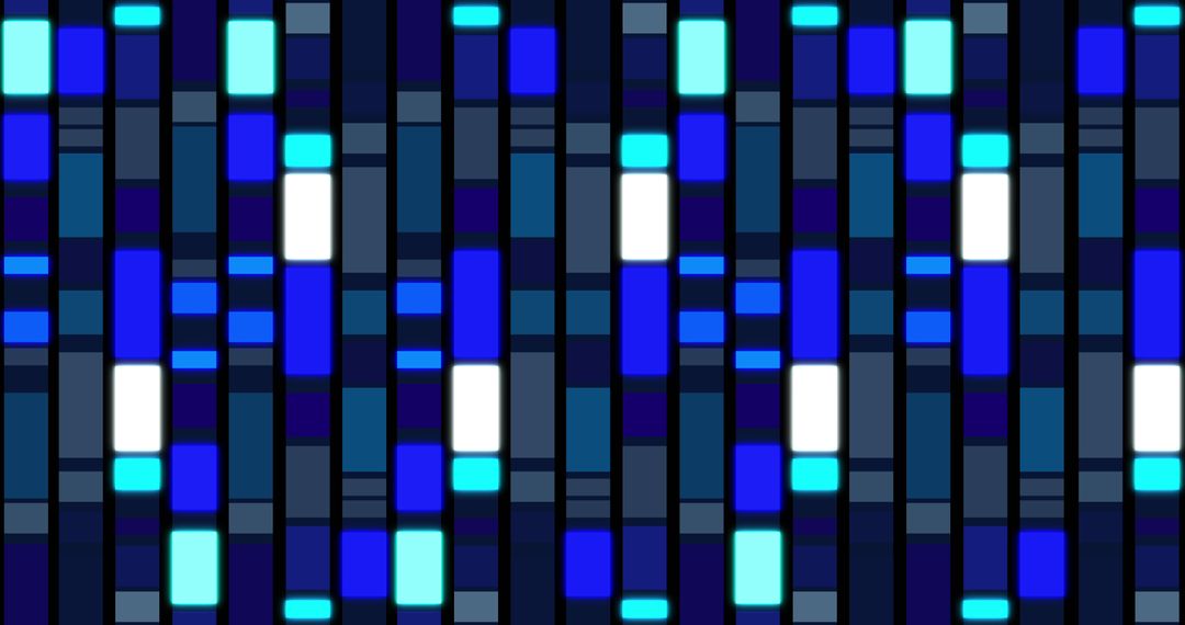 Vibrant Geometric Pattern in Dynamic Blue Tones