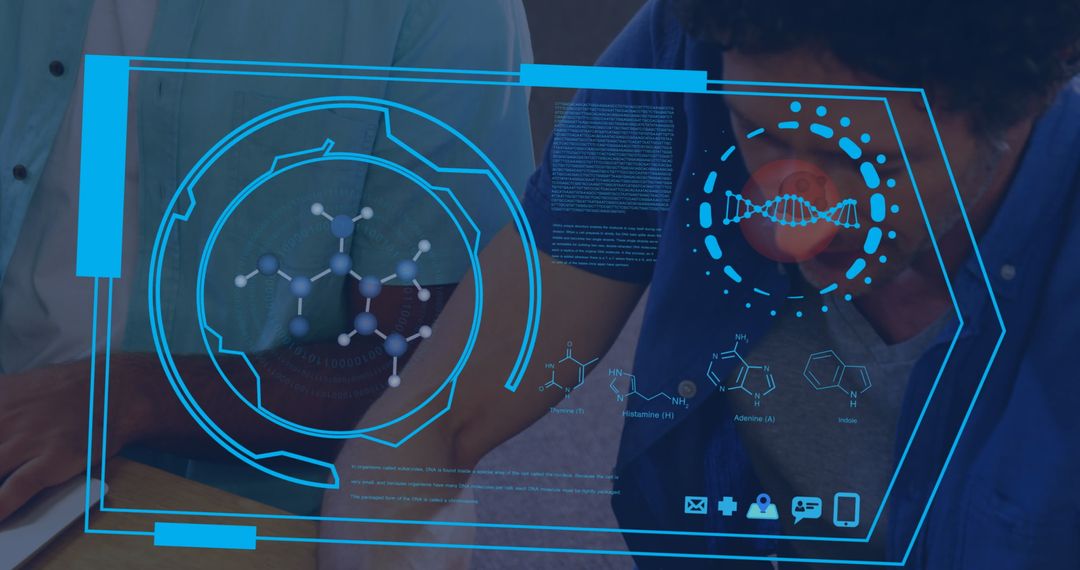 Holographic Chemical Formula Display over Diverse Team Using Laptop