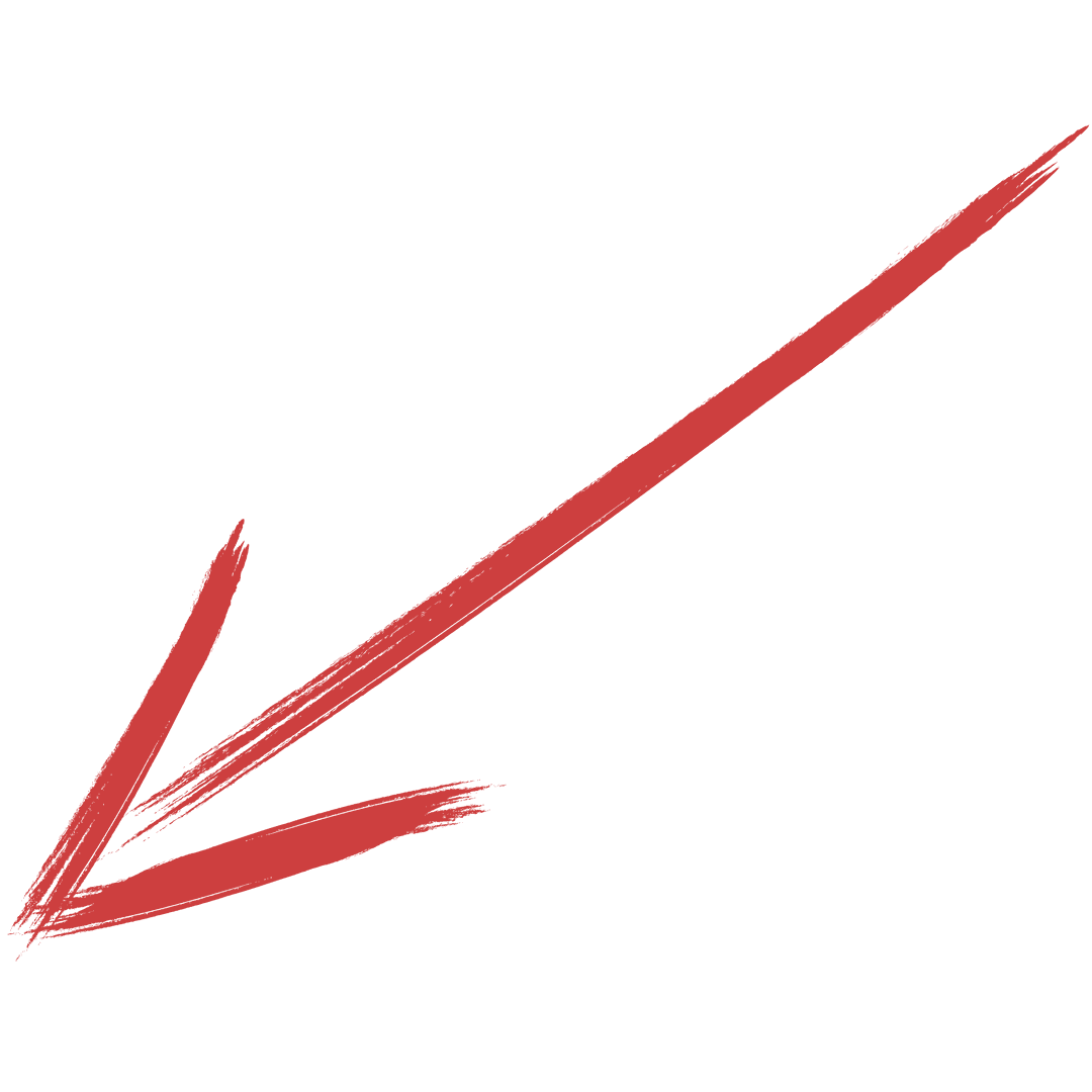 Red Downward Arrow on Transparent Background Illustration