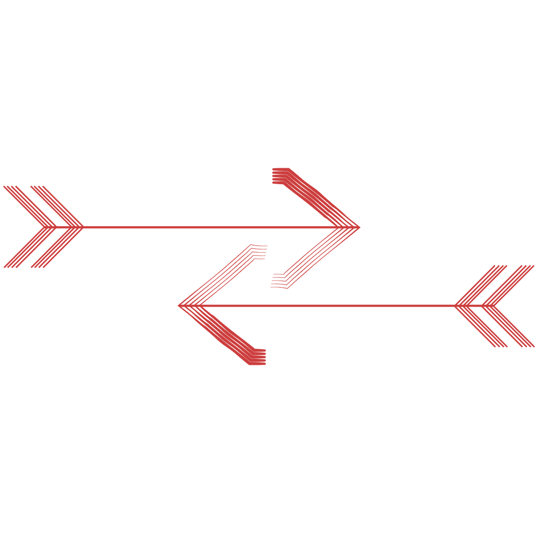 Red Directional Arrows Transparent Vector