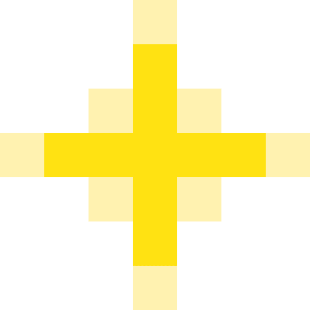 Layered Pixel Art Cross Shapes on Transparent Background