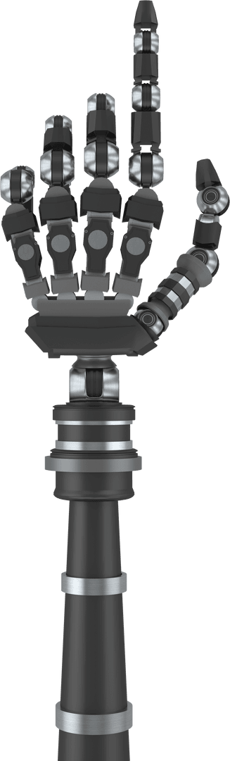 Transparent Robot Arm Pointing with Finger Precision - Download Free Stock Images Pikwizard.com
