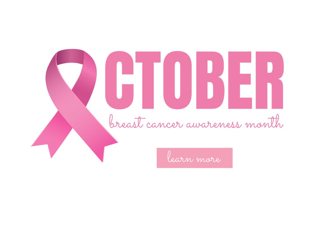 Pink Ribbon Symbol for Breast Cancer Awareness in October - Download Free Stock Templates Pikwizard.com