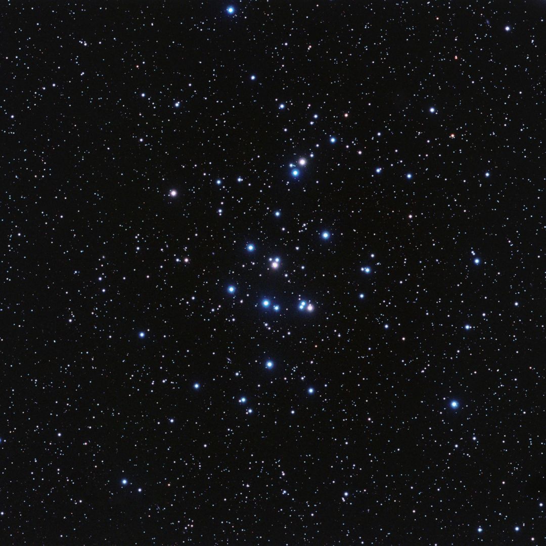 Stunning Beehive Star Cluster with Exoplanets Pr0201b and Pr0211b - Free Images, Stock Photos and Pictures on Pikwizard.com