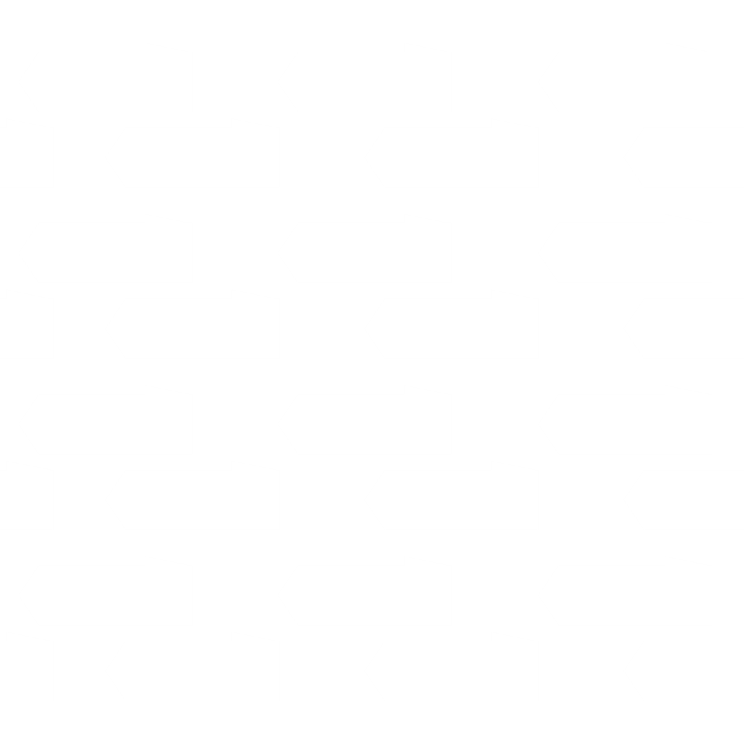 White Ribbon Banner Pattern on Transparent Background