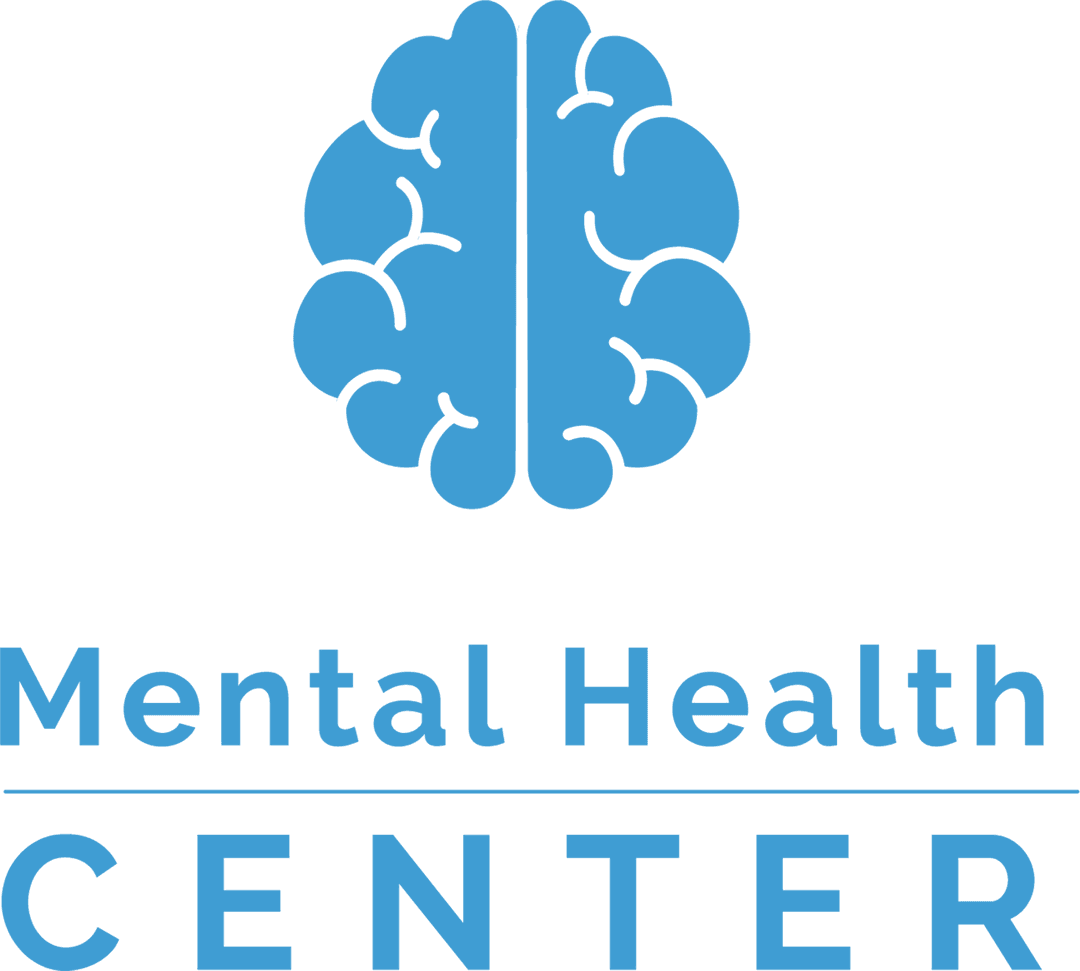 Mental Health Center Logo Illustration on Transparent Background