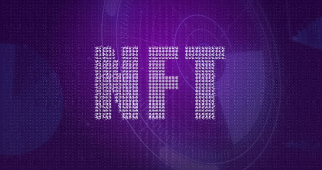 Blockchain Cryptocurrency NFT Technology Abstract Digital Interface