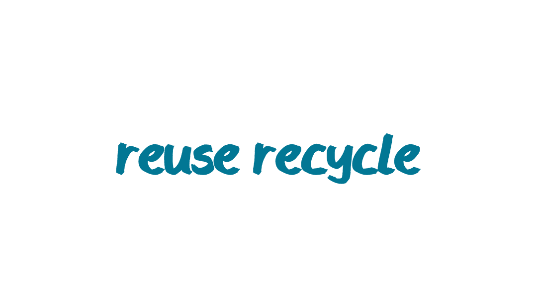Eco-Friendly Reuse Recycle Text Transparent Background
