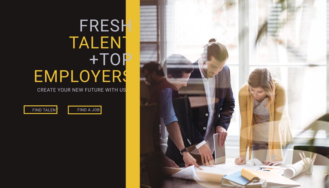 Collaborative teamwork in professional setting for recruitment and education