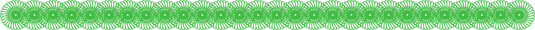 Digital Green Abstraction on Transparent Background