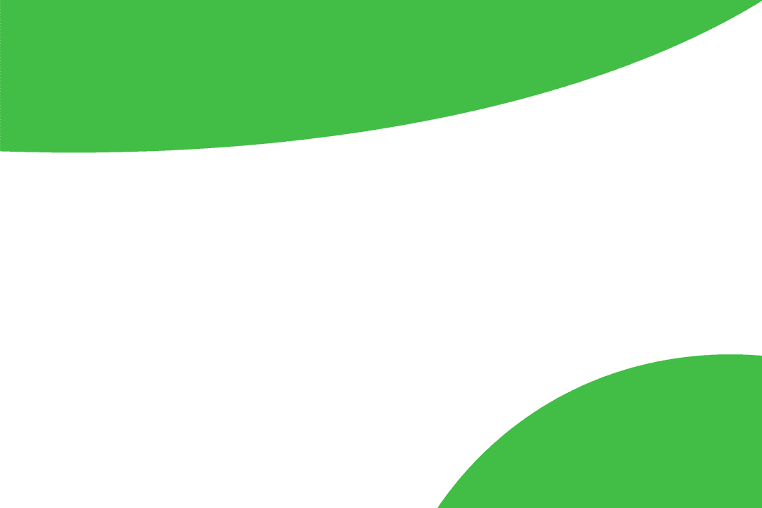 Dynamic Green Abstract Shapes on Transparent Background