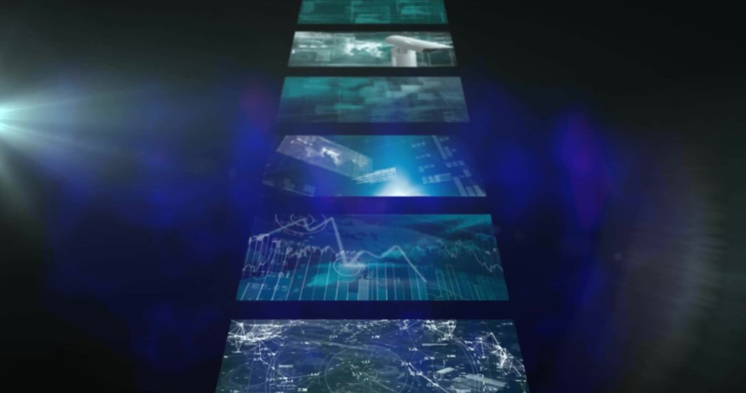 Abstract Digital Data and Technology Concept