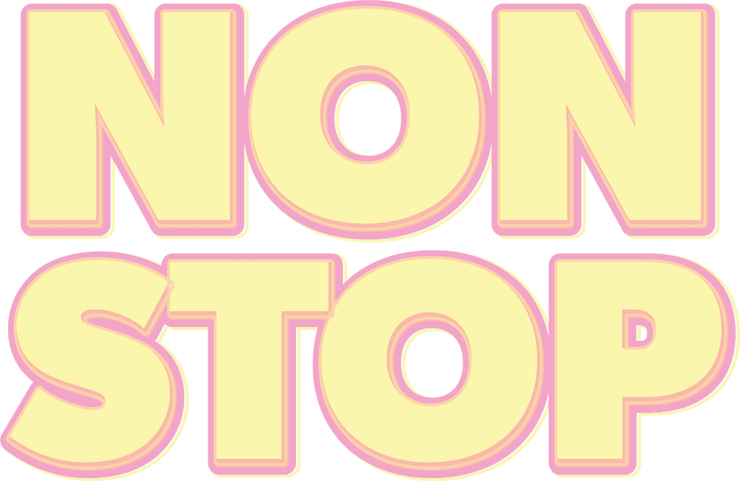 Non-Stop Illustration Over Transparent Background