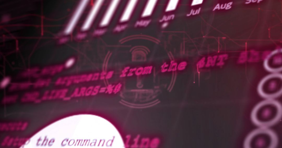 Digital Padlock with Futuristic Data Streams background