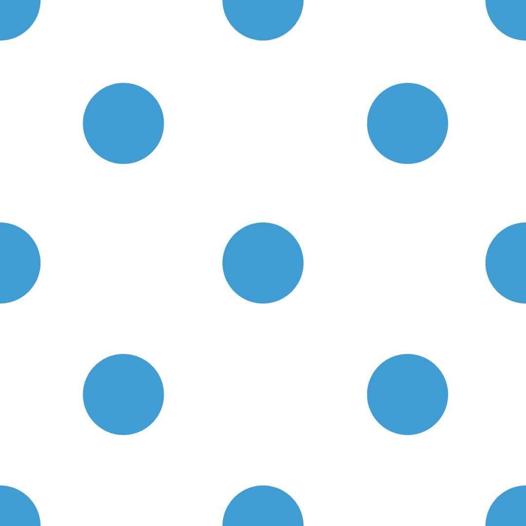 Blue Spots Pattern on Transparent Background Isolated Design