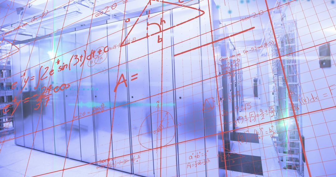 Complex Mathematical Equations on Server Background