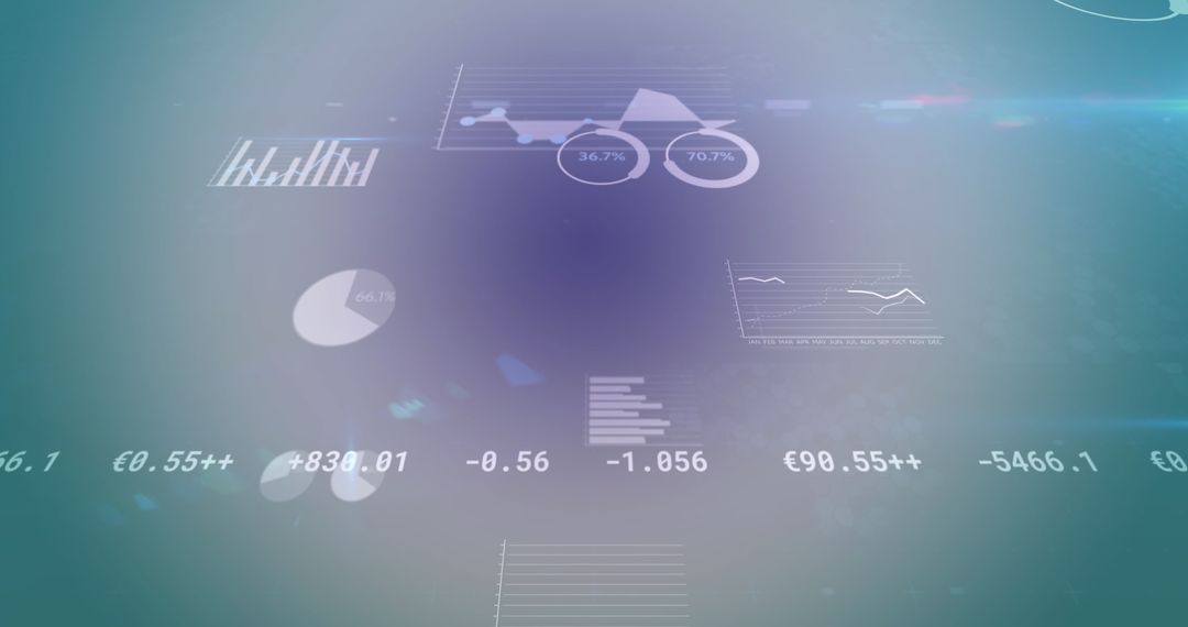 Abstract Data Analysis with Holographic Graphs and Trading Elements