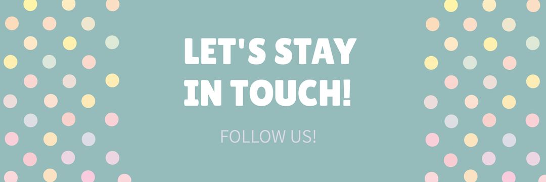Inviting Polka Dot Banner for Social Media Engagement