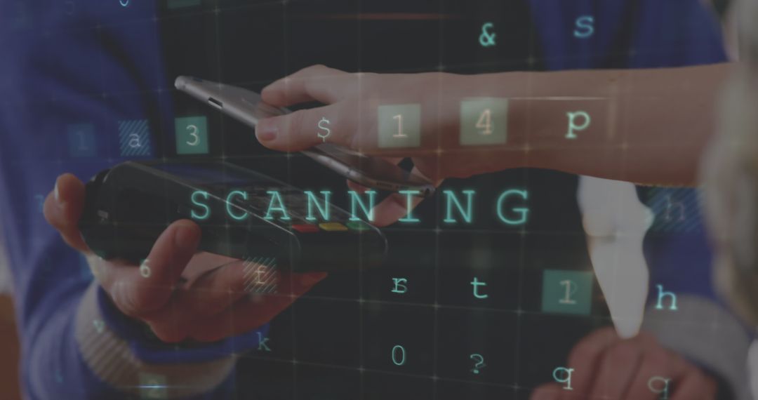 Cashless Transaction with Digital Code Overlay