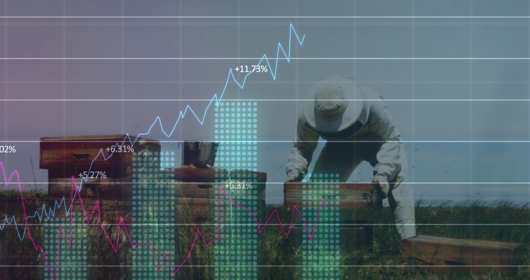 Smart Farming Innovation Highlighting Data and Modern Agriculture