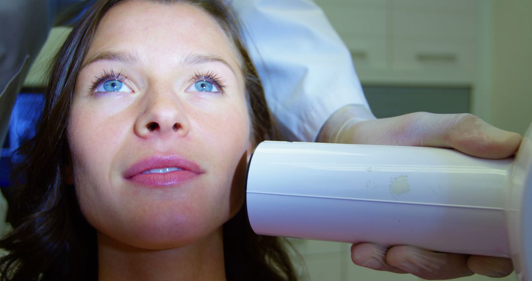 Woman Undergoing Dental X-Ray at Clinic - Free Images, Stock Photos and Pictures on Pikwizard.com