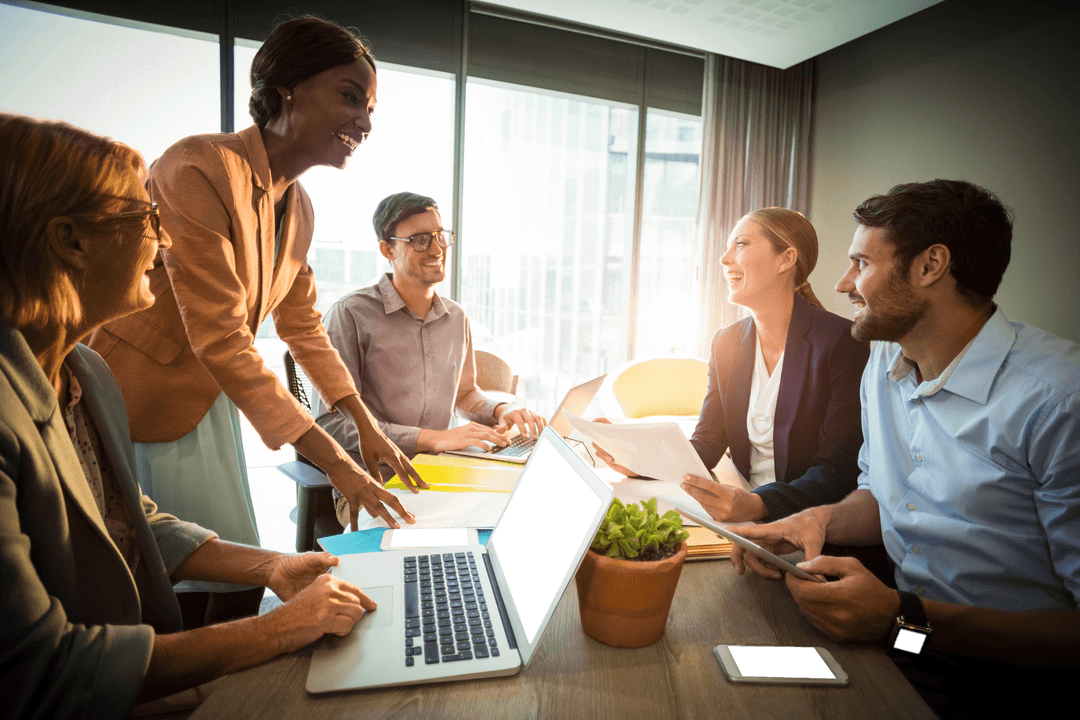 Transparent Discussion Among Diverse Office Team