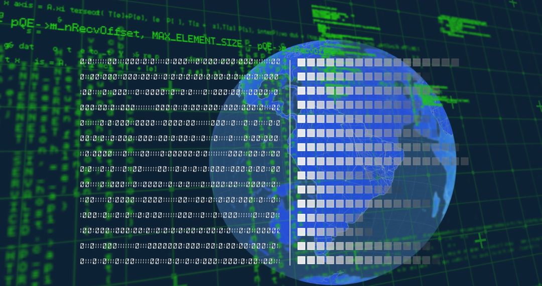 Global Data Processing with Digital Recoding - Free Images, Stock Photos and Pictures on Pikwizard.com
