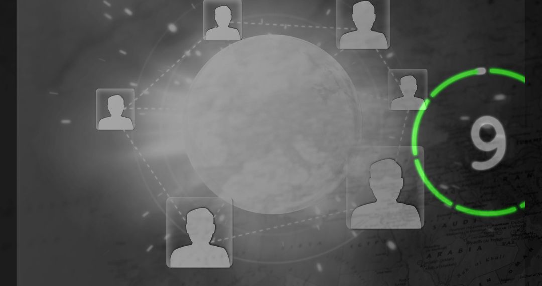 Technology Countdown Overlay with User Avatars