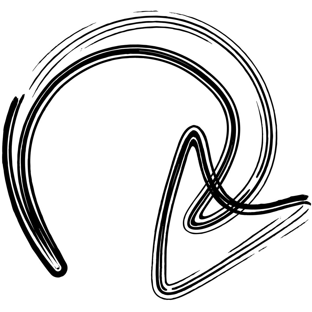 Black Arrow on Transparent Background Vector Symbol