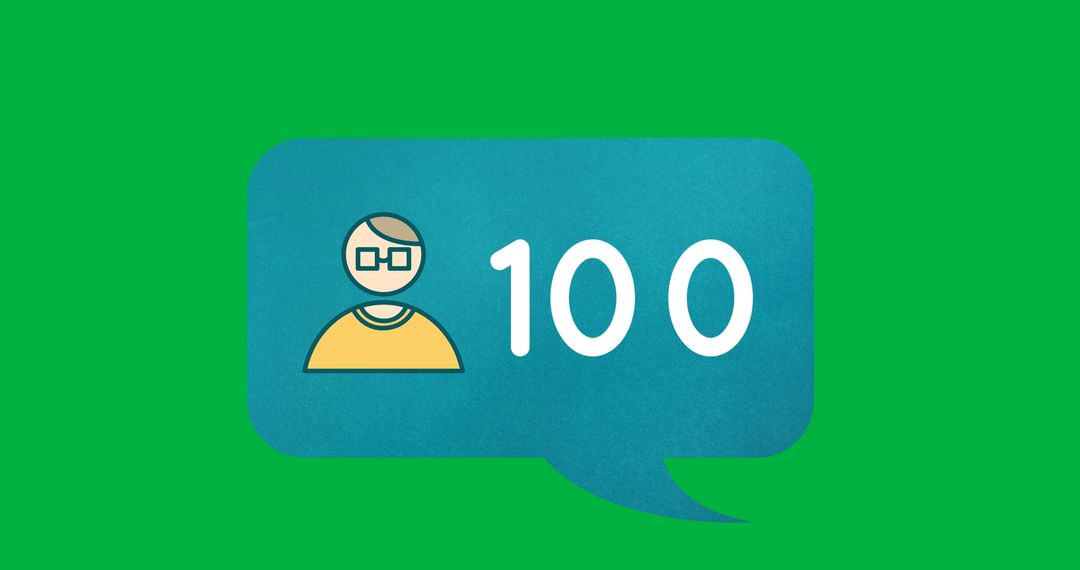 User Milestone Icon with Minimalistic Style