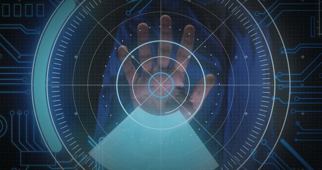 Biometric Hand Scan Concept for Security Systems