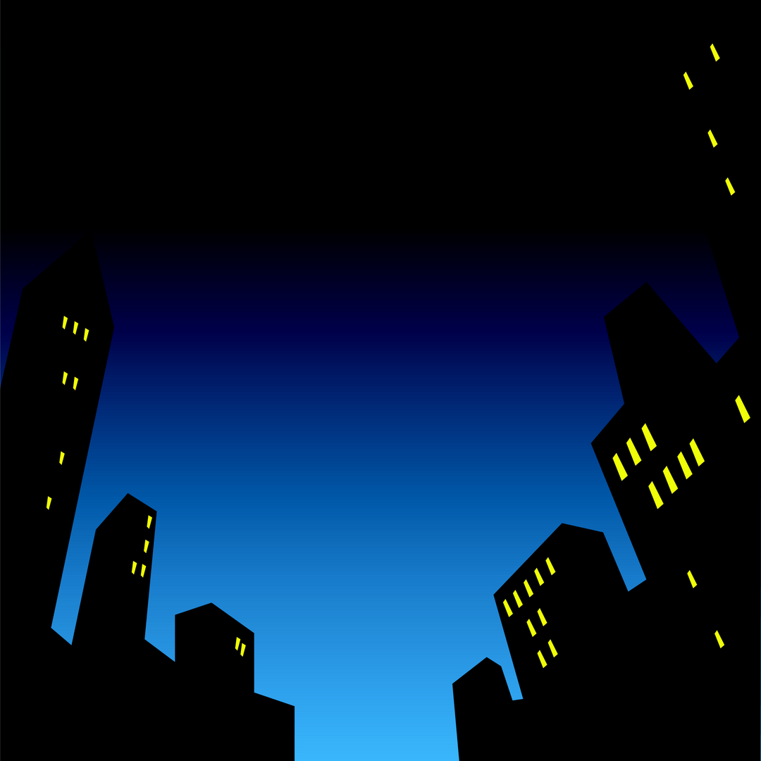 Digital Night Cityscape with Office Buildings on Transparent Background - Download Free Stock Images Pikwizard.com