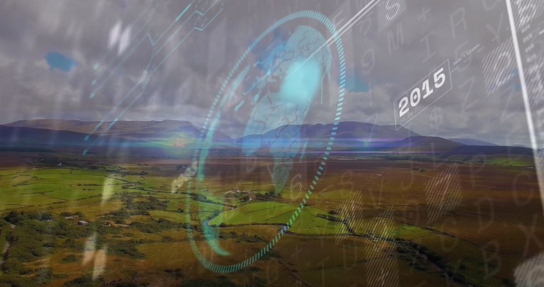 Digital Augmentation Over Rural Landscapes with 2015 Interface