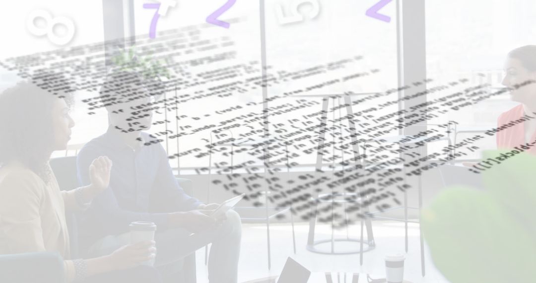 Creative Business Meeting in High-Tech Office Environment