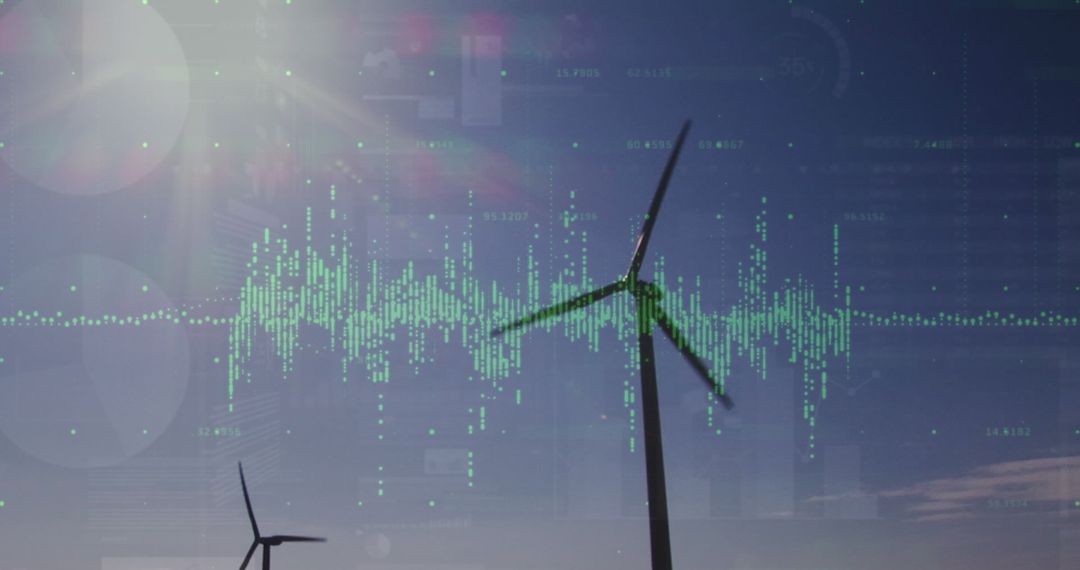 Financial Data Visualization with Wind Turbines