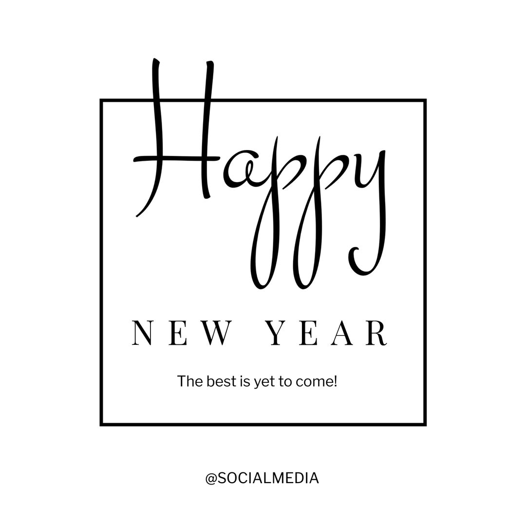 Elegant New Year Message for Optimism and Fresh Beginnings