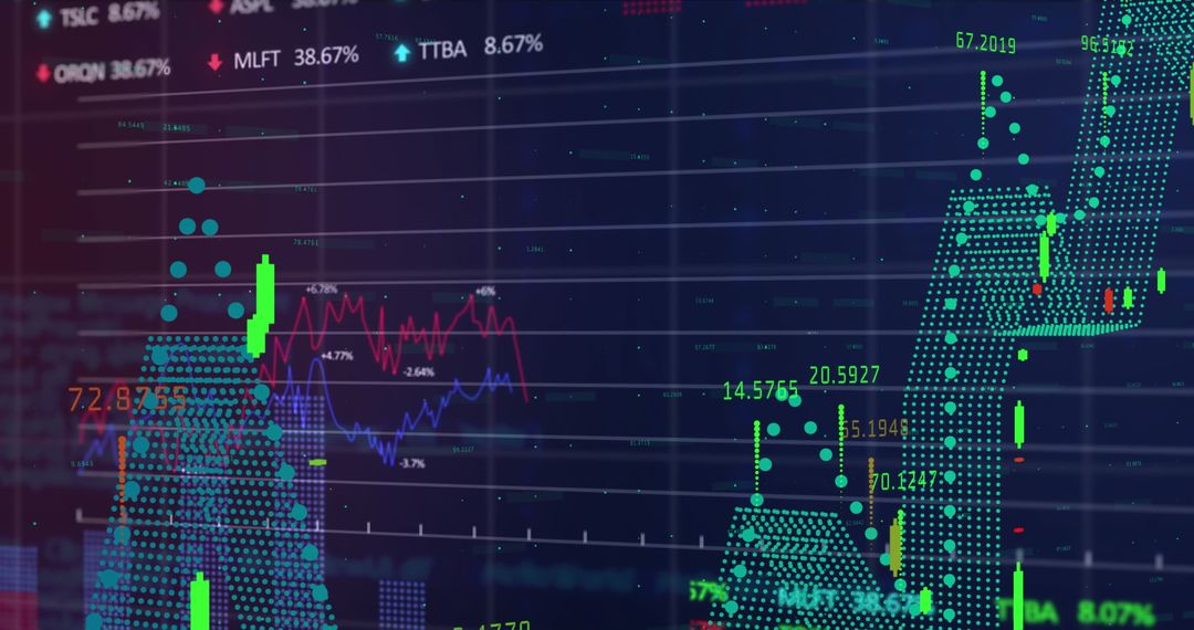 Digital Data Visualization with Futuristic Infographics