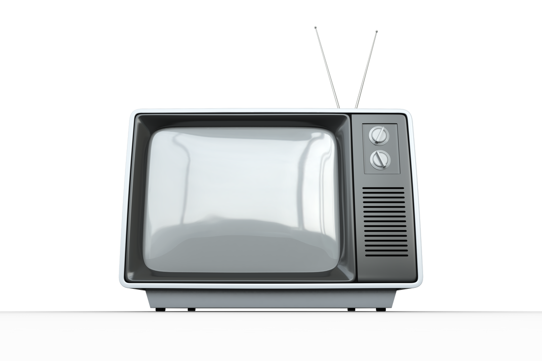 PNG Illustration of Retro TV on Transparent Background - Download Free Stock Images Pikwizard.com