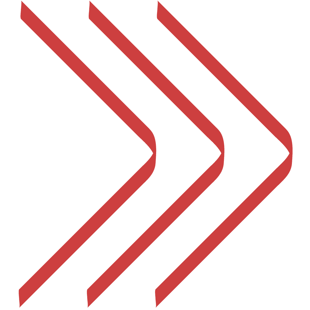 Red Arrows and Shapes Design on Transparent Background