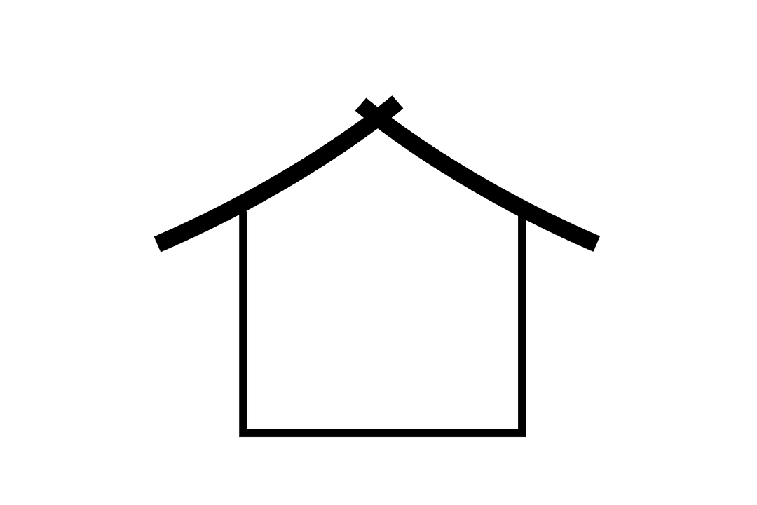 Transparent Black House with Isolated Architecture Design