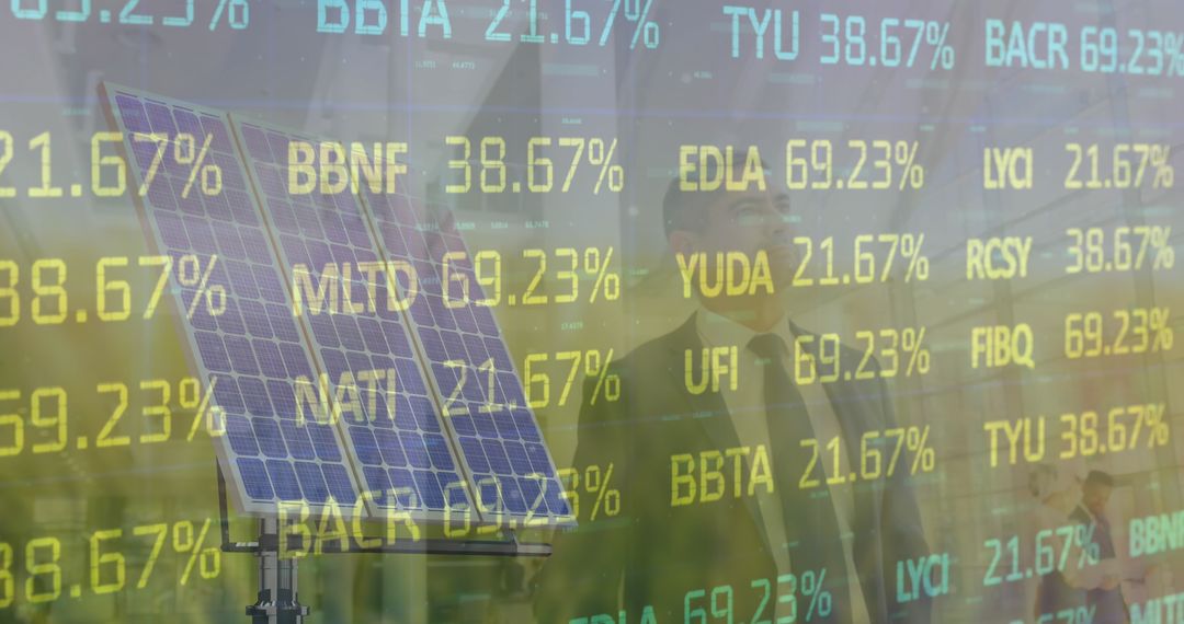 Solar Energy and Global Stock Market Conceptual Composite