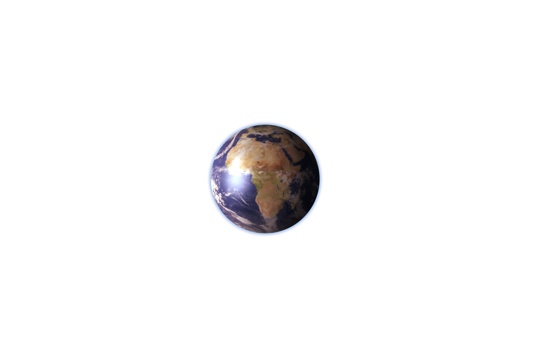 Earth in Space on Transparent Background Illustration - Download Free Stock Images Pikwizard.com