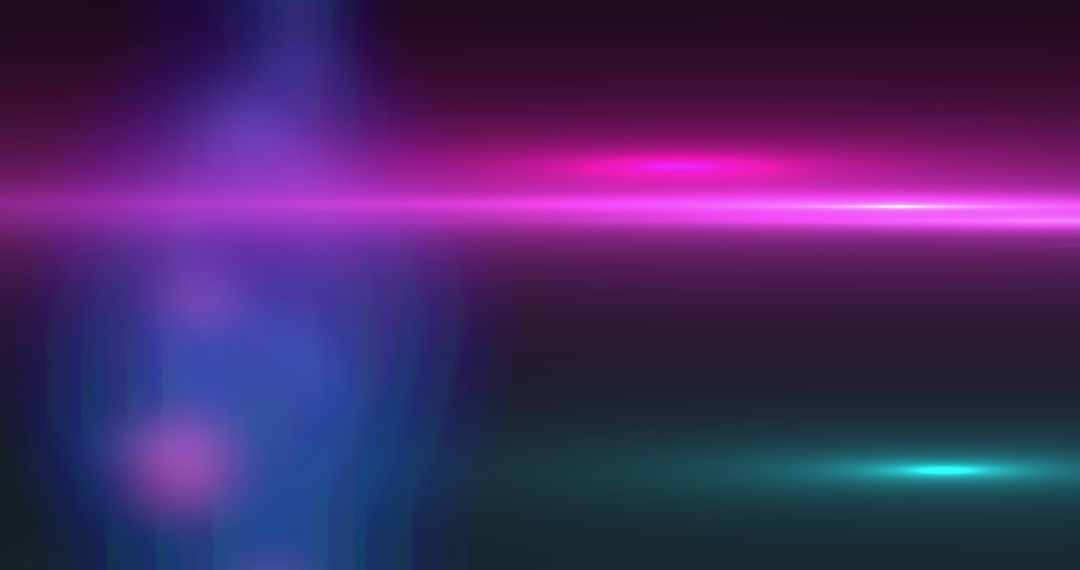 Abstract Digital Glow with Vibrant Light Trails and Gradient