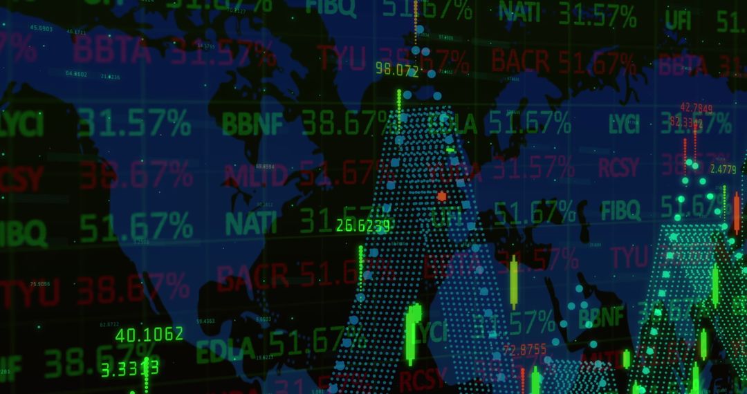 Global Financial Network with Digital Data Interfaces