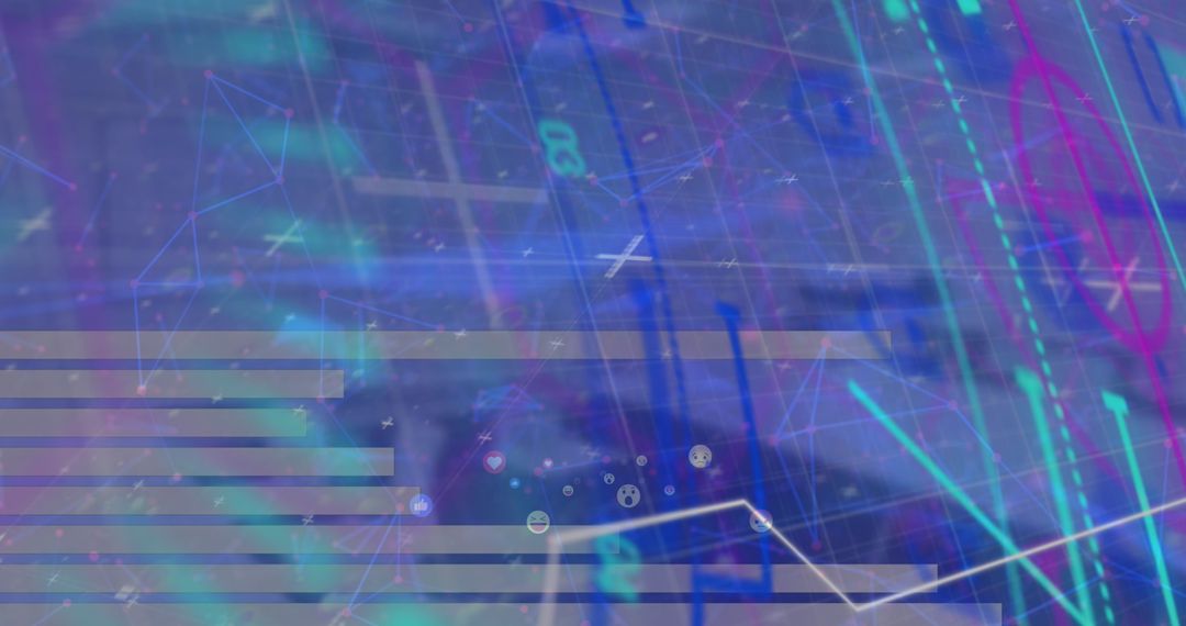 Futuristic Global Business Data Interface Concept