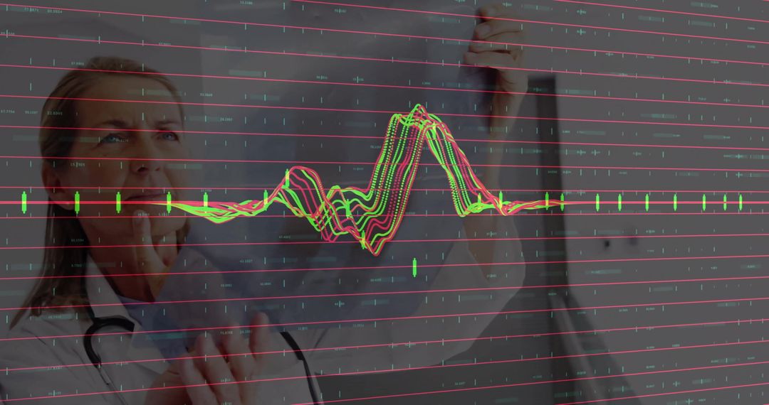 Data Scientist Analyzing Complex Financial Charts