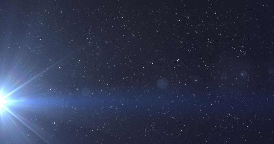 Stunning Cosmic Sparkle Light Show in Deep Space