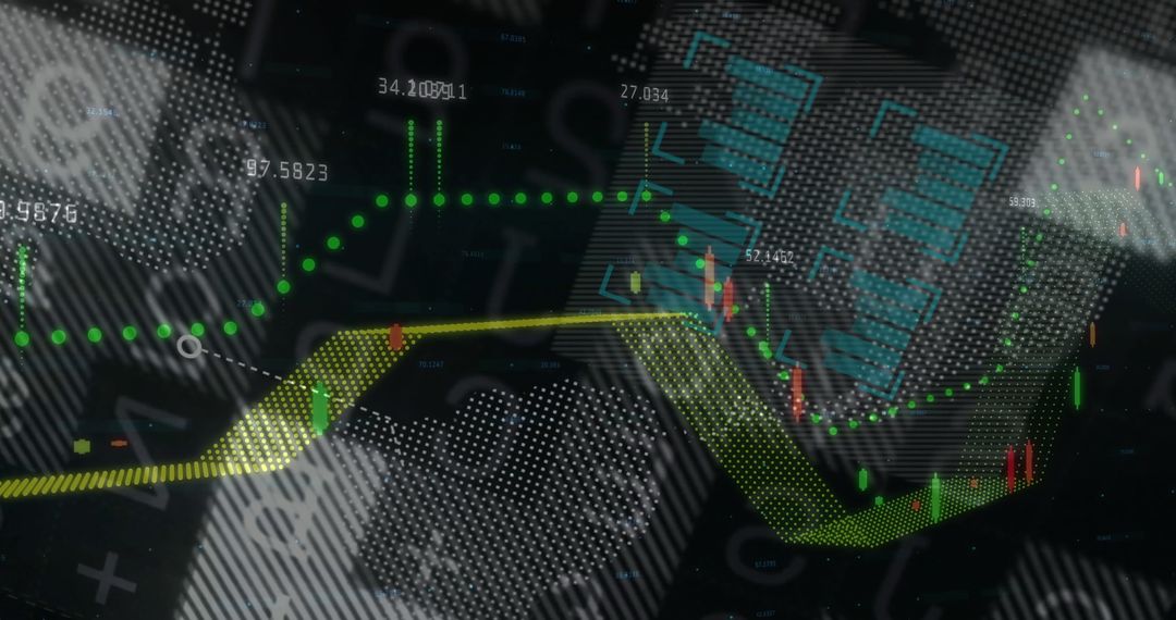 Digital Financial Analytics with Candlestick and Trend Analysis